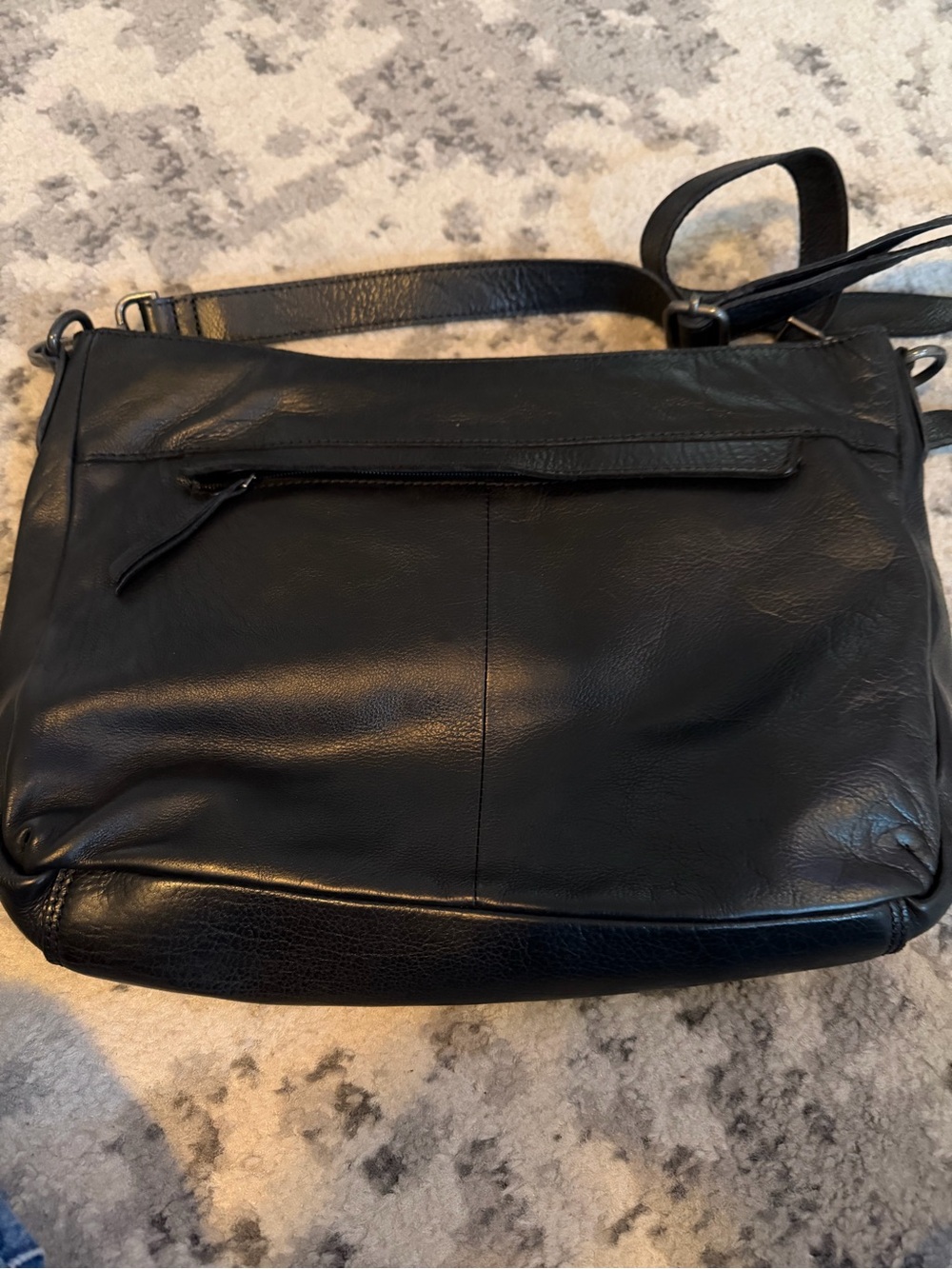 latico Vista Leather Crossbody Bag in Black - Picture 8 of 9